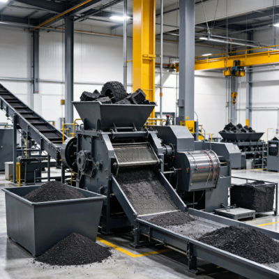 Agricultural Tire Crumb Production Service (Per Ton)