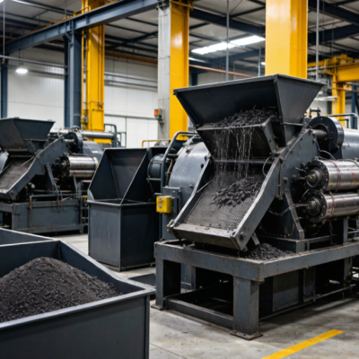 Mixed Tire Crumb Production Service (Per Ton)