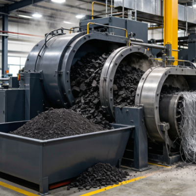 Tire Chip-to-Powder Grinding Service (Per Ton)